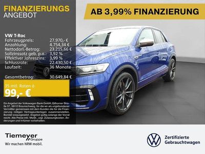 Usado VW T-Roc R 300 HP (220 kW) 2021 Azul SUV