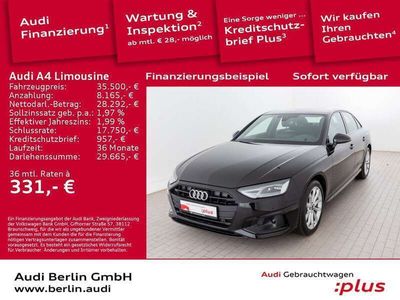 gebraucht Audi A4 Limousine Advanced 40 TDI S tr. VIRTC NAVI RFK LED