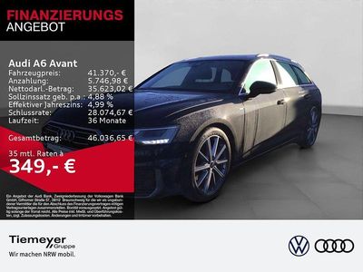 Schwarz Gebraucht 2023 Audi A6 S-Line Kombi | 41.370 € (Fairer Preis)