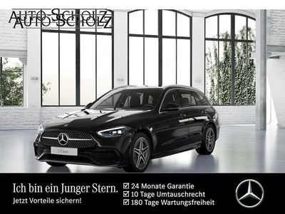 Schwarz Gebraucht 2025 Mercedes C300 AMG Limousine | 43.792 € (Superpreis)