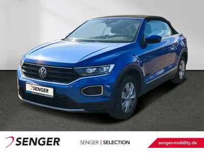 Gebraucht VW T-Roc Cabriolet Style 110 PS (80 kW) 2021 Ravennablau Cabrio