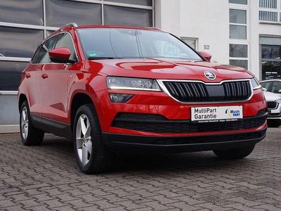 Gebraucht Skoda Karoq Soleil 116 PS (85 kW) 2021 Velvet rot metallic SUV