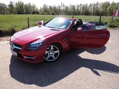 Usata Mercedes SLK350 AMG Edition 1 306 CV (225 kW) 2011 Rosso Cabrio