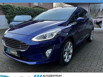 Blau Gebraucht 2018 Ford Fiesta Titanium Limousine | 10.971 € (Etwas zu teuer)