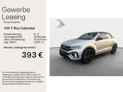 Neu VW T-Roc Cabriolet R-line 150 PS (110 kW) 2026 Silber Cabrio