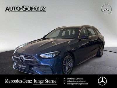 Gebraucht Mercedes C220 AMG 200 PS (147 kW) 2024 Blau Limousine