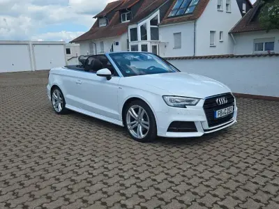 Gebraucht Audi A3 Cabriolet S-Line 150 PS (110 kW) 2019 Weiß Cabrio