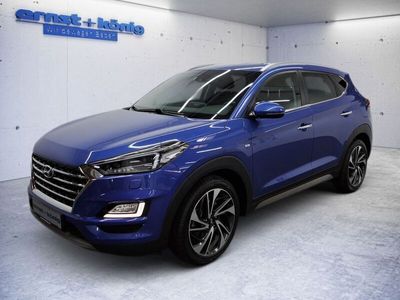 gebraucht Hyundai Tucson blue 2.0 CRDi 4WD Premium ACC NAVI LED SHZ