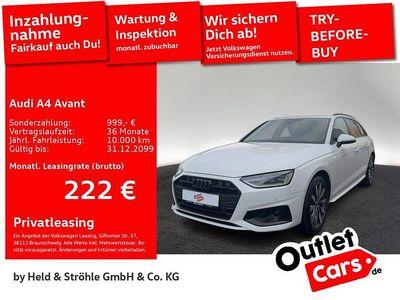 Używany Audi A4 Advanced 204 KM (150 kW) 2023 Biały Kombi
