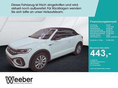 Second-hand VW T-Roc Cabriolet R-line 150 CP (110 kW) 2025 Alb Cabrio