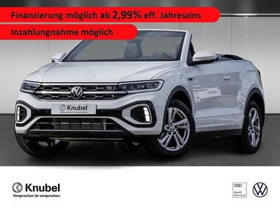 Neu VW T-Roc Cabriolet R-line 150 PS (110 kW) 2025 Pure white Cabrio