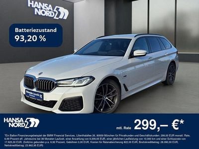 Gebraucht BMW 530e M Sport 292 PS (214 kW) 2022 Weiss / alpinweiss Kombi