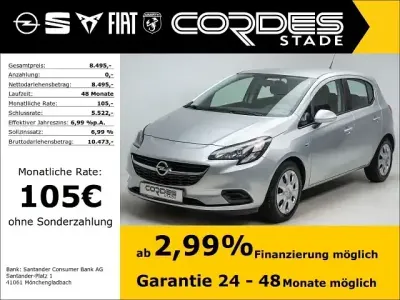 Gebraucht Opel Corsa Edition 90 PS (66 kW) 2015 Argon silber Kleinwagen
