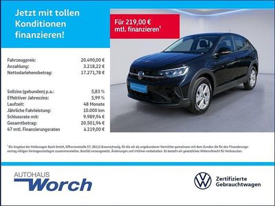 Neu VW Taigo 95 PS (69 kW) 2025 Schwarz SUV