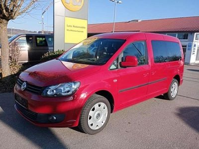 Gebraucht VW Caddy Maxi 105 PS (77 kW) 2010 Salsa red Van / Kleinbus