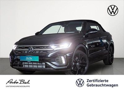 Gebraucht VW T-Roc Cabriolet R-line 150 PS (110 kW) 2025 Deep black perleffekt/schwarz Cabrio