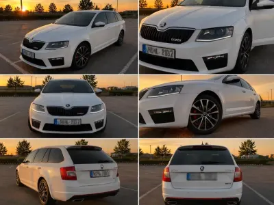 Gebraucht Skoda Octavia RS 184 PS (135 kW) 2016 Weiß Kombi