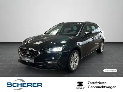 Gebraucht Seat Leon Style 110 PS (80 kW) 2024 Midnight schwarz metallic (metallic) Limousine