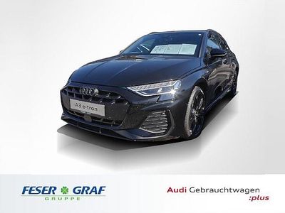 Mythosschwarz metallic Gebraucht 2025 Audi A3 Sportback e-tron S-Line Kleinwagen | 42.790 €