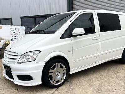 gebraucht Mercedes Vito Mixto 122 CDI lang"7 Sitzer"Leder"Luftfeder