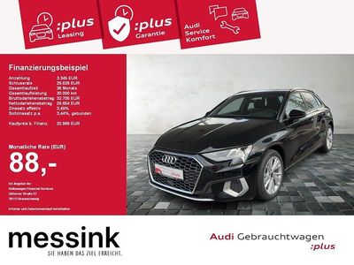 Gebraucht Audi A3 Advanced Plus 150 PS (110 kW) 2024 Mythosschwarz metallic Limousine