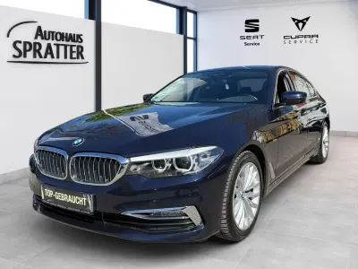 Second-hand BMW 540 Luxury Line 340 CP (250 kW) 2017 Albastru Berlinǎ