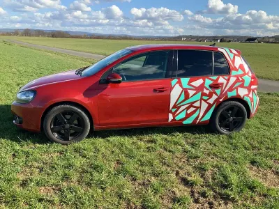 Gebraucht VW Golf VI 122 PS (89 kW) 2011 Rot Limousine