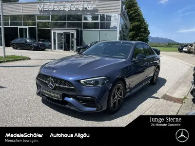 Gebraucht Mercedes C300e AMG 313 PS (230 kW) 2024 Lack sodalithblau Limousine
