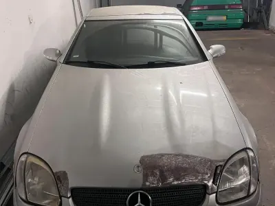 Gebraucht Mercedes SLK200 170 PS (125 kW) 2003 Silber Cabrio