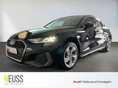 Mythosschwarz metallic Gebraucht 2022 Audi A3 Sportback e-tron S-Line Kleinwagen | 24.550 €