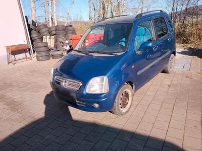 Gebraucht Opel Agila 75 PS (55 kW) 2004 Blau Van / Kleinbus