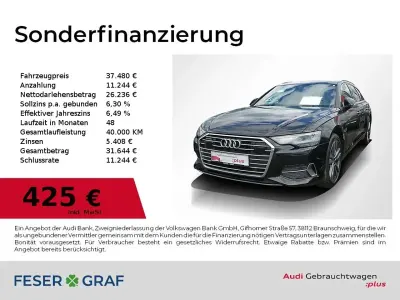 Używany Audi A6 Sport 286 KM (210 kW) 2022 Czarny Kombi