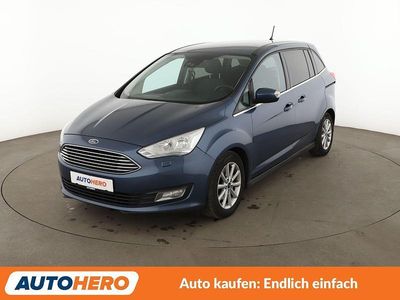 Gebraucht Ford Grand C-Max Titanium 120 PS (88 kW) 2019 Blau Van / Kleinbus
