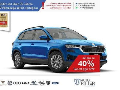 Neu Skoda Karoq Selection 150 PS (110 kW) 2026 Raceblau metallic/blau SUV