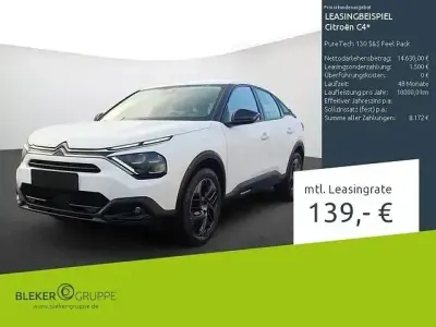 Gebraucht Citroën C4 Feel 131 PS (96 kW) 2023 Weiß Limousine