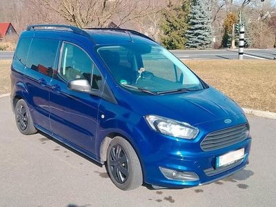 Gebraucht Ford Tourneo Courier Ambiente 101 PS (74 kW) 2018 Blau Van / Kleinbus