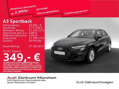 Usata Audi A3 Design 131 CV (96 kW) 2022 Nero Berlina
