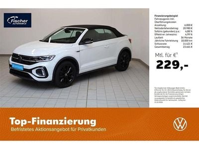 Usata VW T-Roc Cabriolet R-line 150 CV (110 kW) 2022 Bianco Cabrio