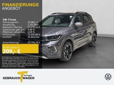 Grau Neu 2025 VW T-Cross R-line SUV | 29.980 € (Guter Preis)