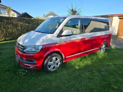 Usata VW T6 204 CV (150 kW) 2015 Rosso Furgone