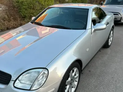 Gebraucht Mercedes SLK200 136 PS (100 kW) 1998 Silber Cabrio