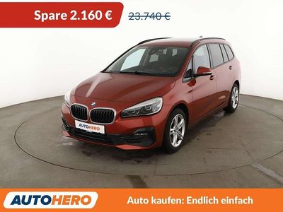 Gebraucht BMW 218 Gran Tourer Sport Line 150 PS (110 kW) 2021 Orange Van / Kleinbus