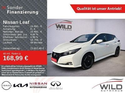 Gebraucht Nissan Leaf N-Connecta 160 kW (218 PS) 2022 S) (weiss Kleinwagen