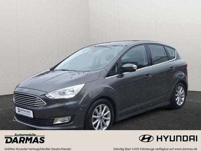Grau Gebraucht 2018 Ford C-MAX Titanium Van / Kleinbus | 10.490 € (Guter Preis)
