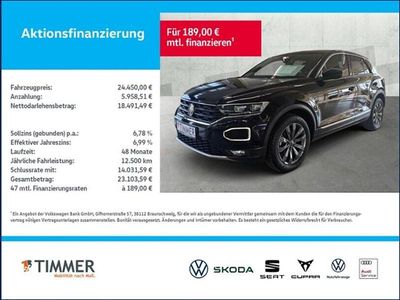 Gebraucht VW T-Roc Sportline 150 PS (110 kW) 2022 Schwarz SUV