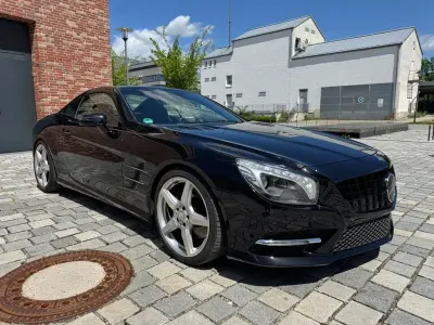Gebraucht Mercedes SL500 AMG 435 PS (319 kW) 2012 Obsidianschwarz Cabrio