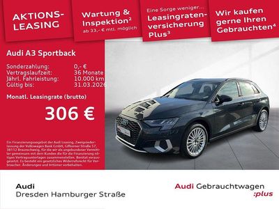 Gebraucht Audi A3 Advanced Plus 116 PS (85 kW) 2024 Manhattangrau metallic Limousine