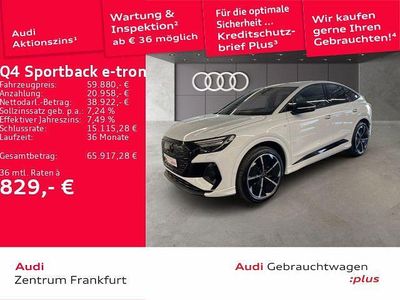 Gebraucht Audi Q4 Sportback e-tron S-Line 250 kW (340 PS) 2025 Weiß SUV