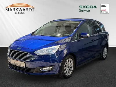 Gebraucht Ford C-MAX Titanium 150 PS (110 kW) 2017 Indicblau metallic Van / Kleinbus