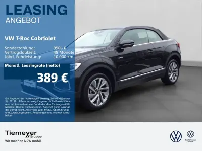 Nowe VW T-Roc Cabriolet Style 150 KM (110 kW) 2026 Czarny Kabriolet